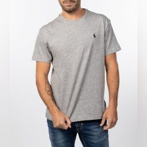 Men’s Polo Ralph Lauren Mens Jersey Crewneck Grey T-shirt Size Large Vintage